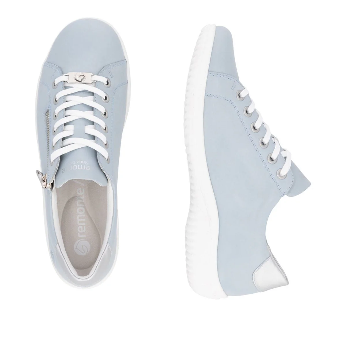 Remonte D1E03 Women's Lace Up Shoes in Blue - Image 6