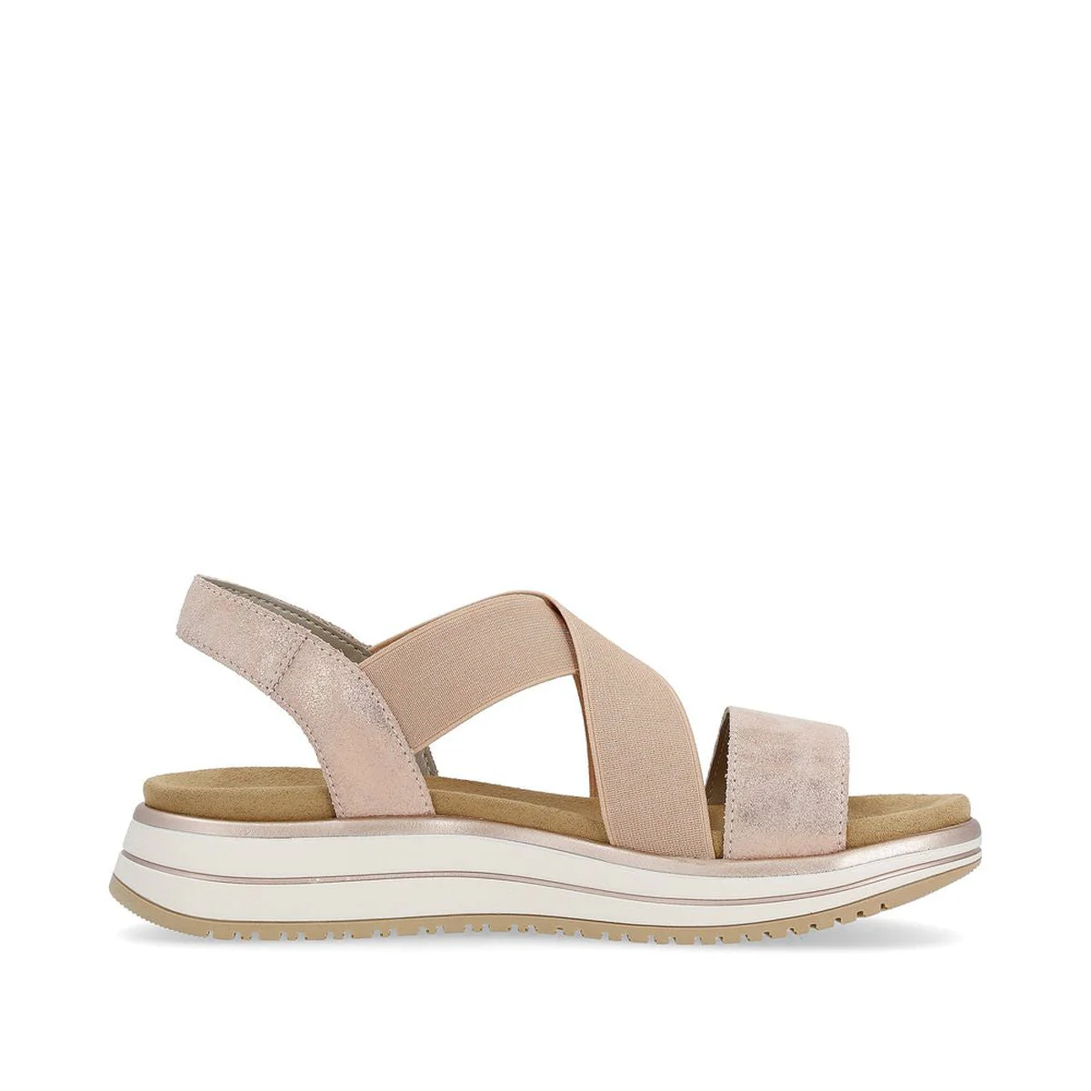 Remonte D1J50 Women's Strap Sandals in Rose - Image 2