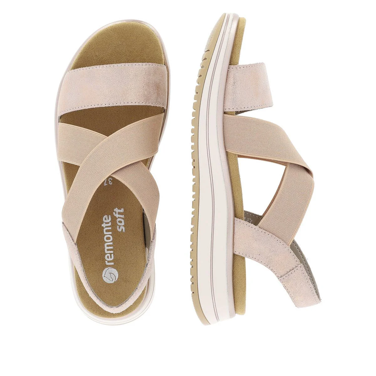 Remonte D1J50 Women's Strap Sandals in Rose - Image 6