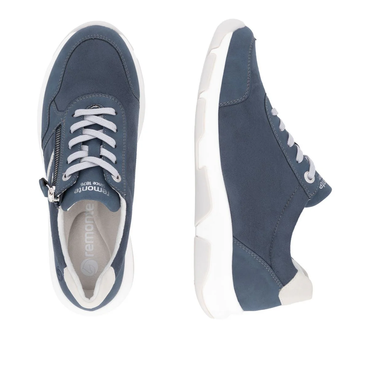 Remonte D1S04 Women's Side Zip Sneaker - Image 2