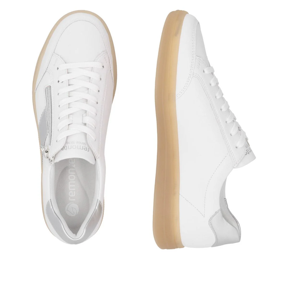 Remonte D2C02 Women's Side Zip Sneaker - Image 4