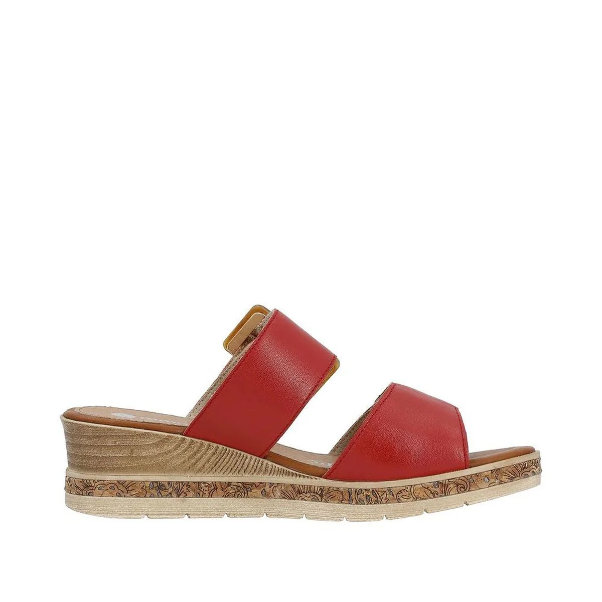 Remonte D3068 WOmen's Sandals in Red - Image 2