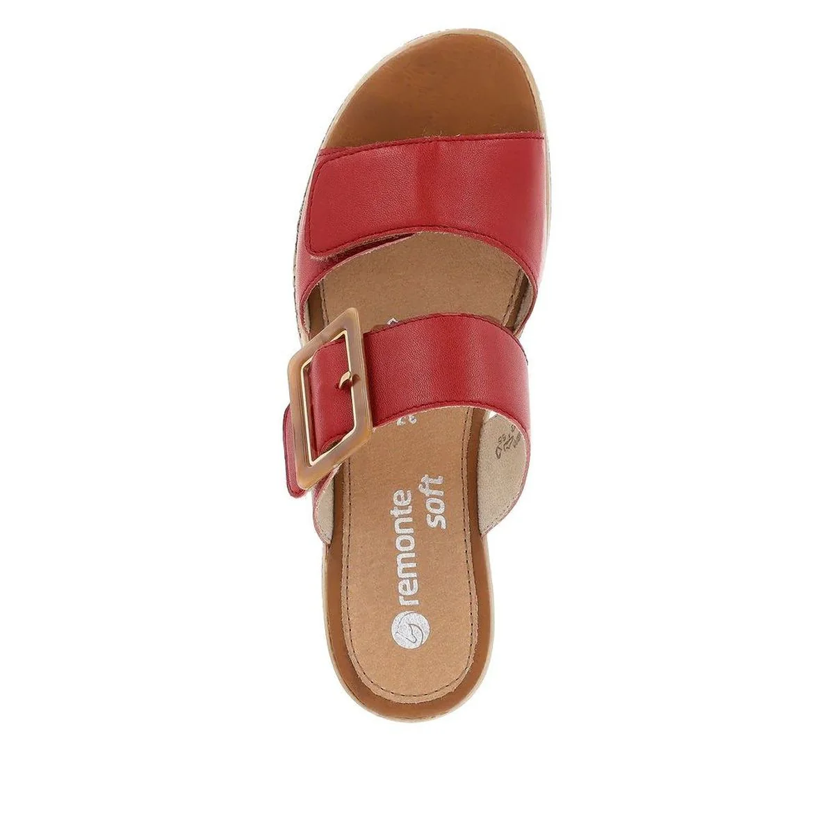 Remonte D3068 WOmen's Sandals in Red - Image 3