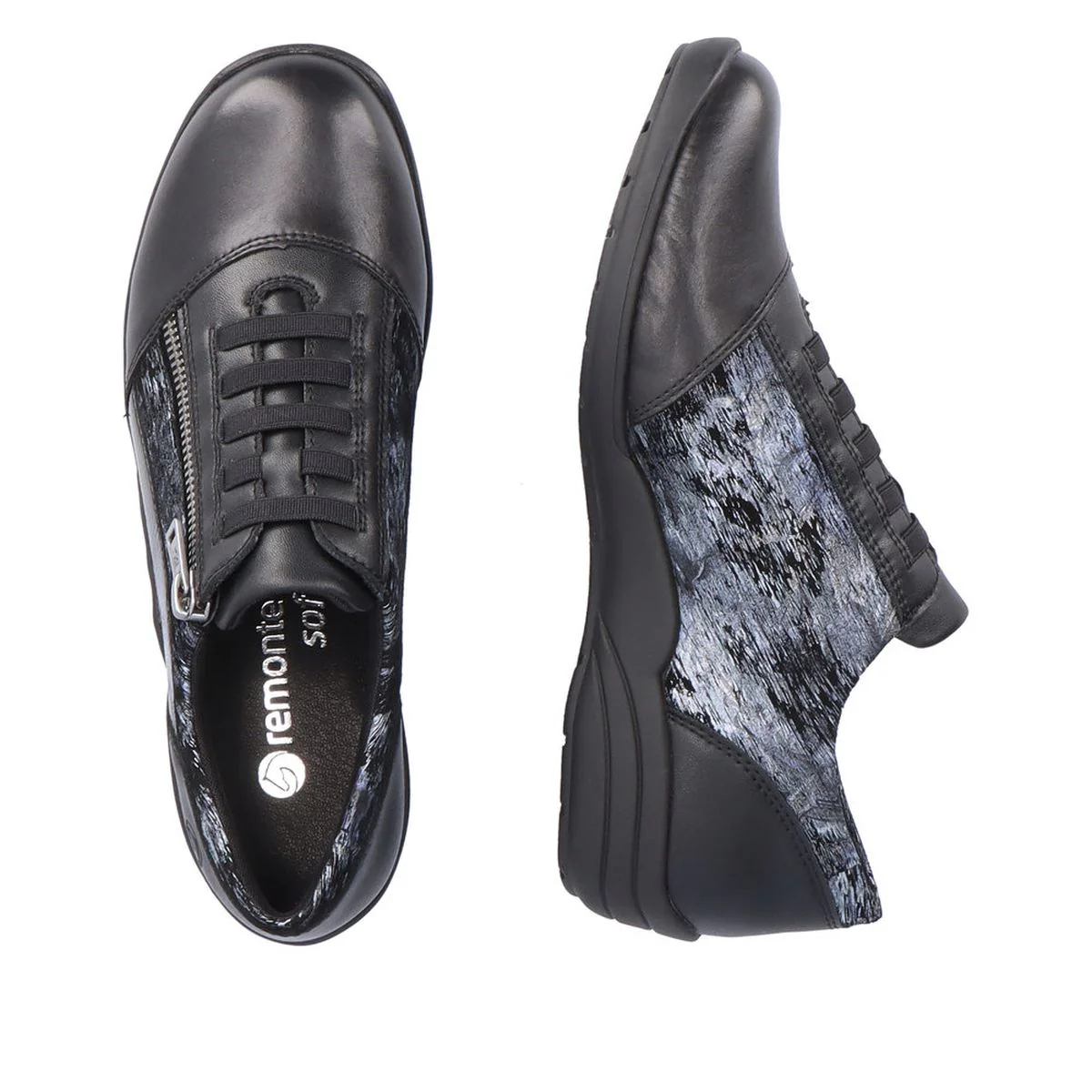 Remonte D7679 Women's Lace Zip Shoe - Image 5