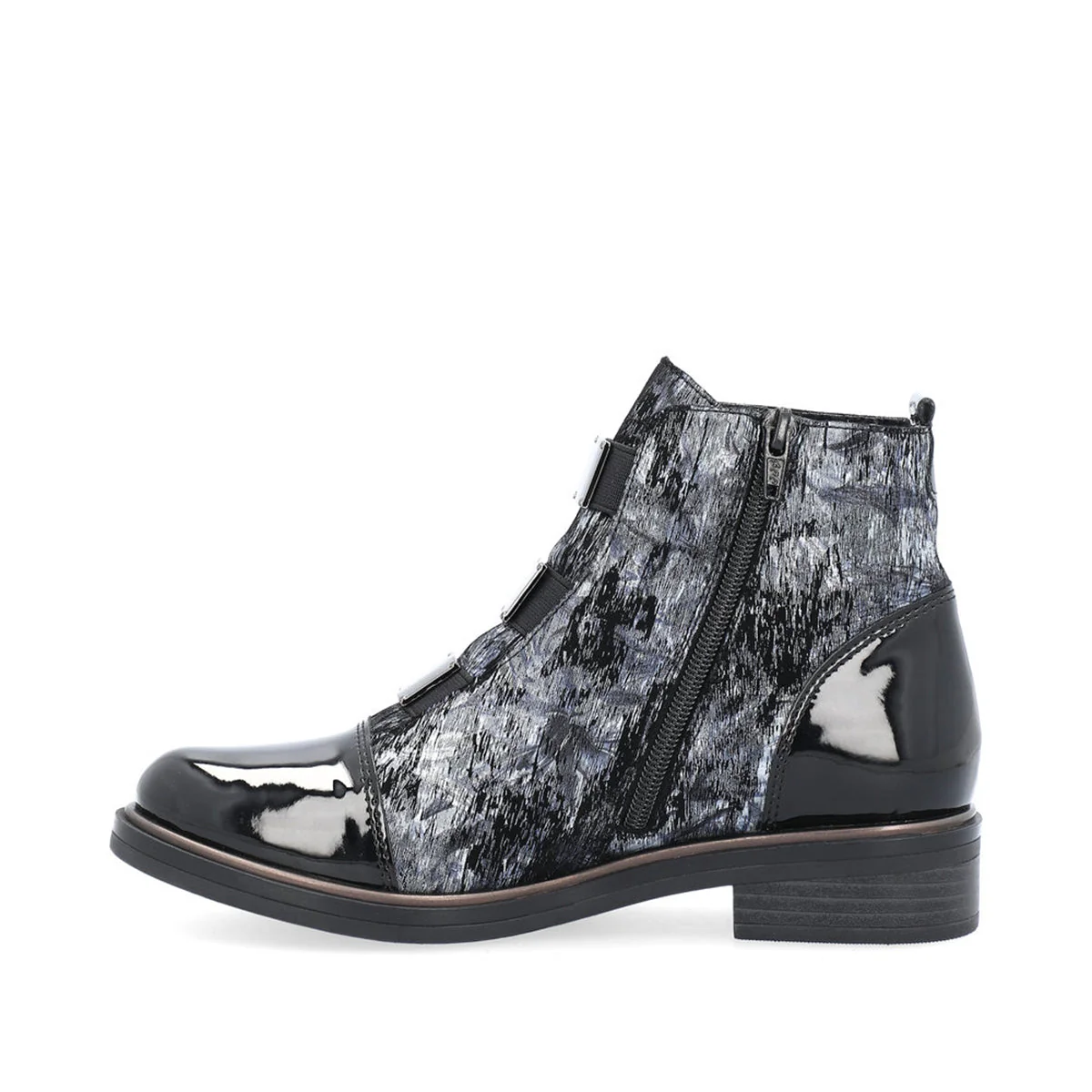 D8383 Dark Blue Ankle Boots - Image 2