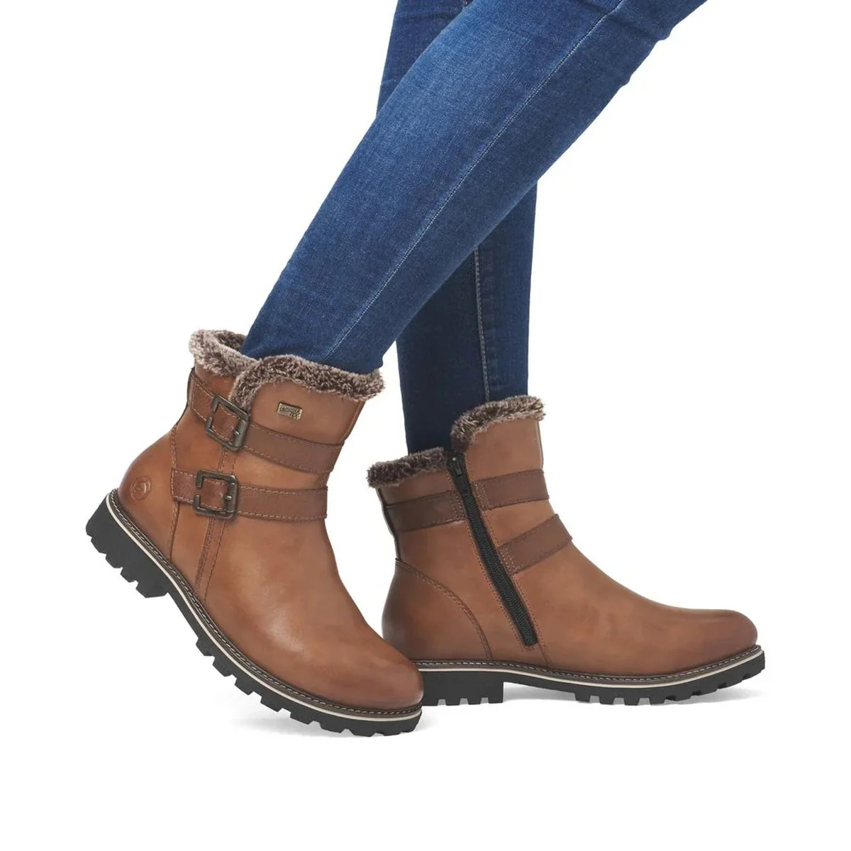 Remonte D8484 Women's Winter Boot in Muskat - Image 6
