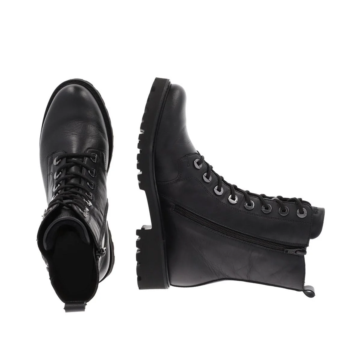 Remonte D8668 Women's Black Biker Boots - Image 4