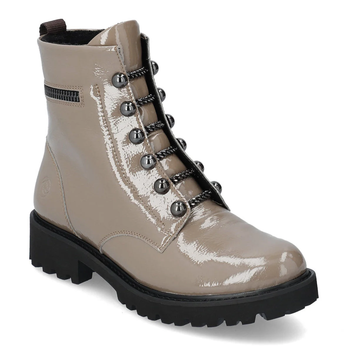 Remonte D8670 Women's Beige Grey Biker Boots