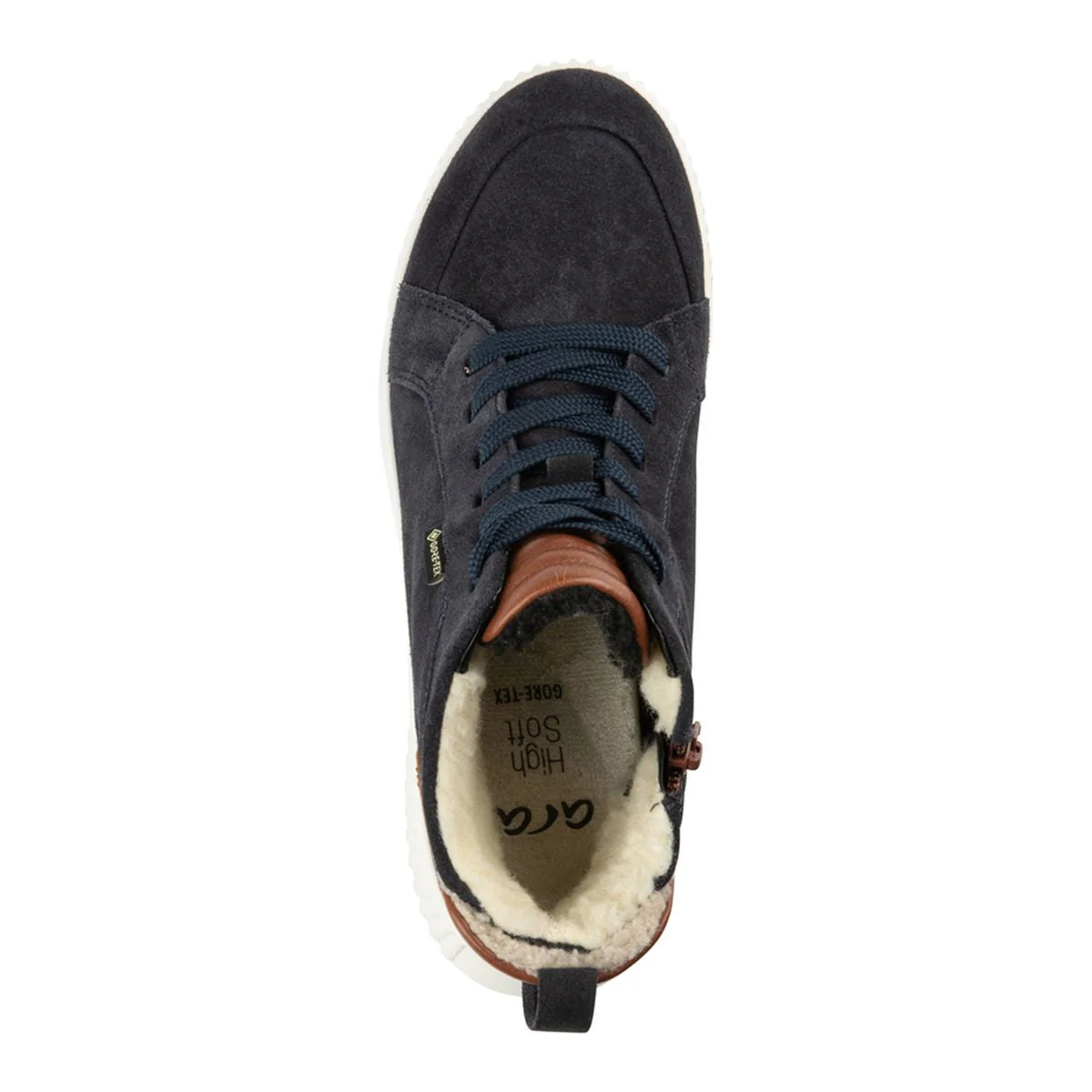 Ara Dahlia Women's GORE-TEX Lace-Up Ankle Boot in Navy - Image 7