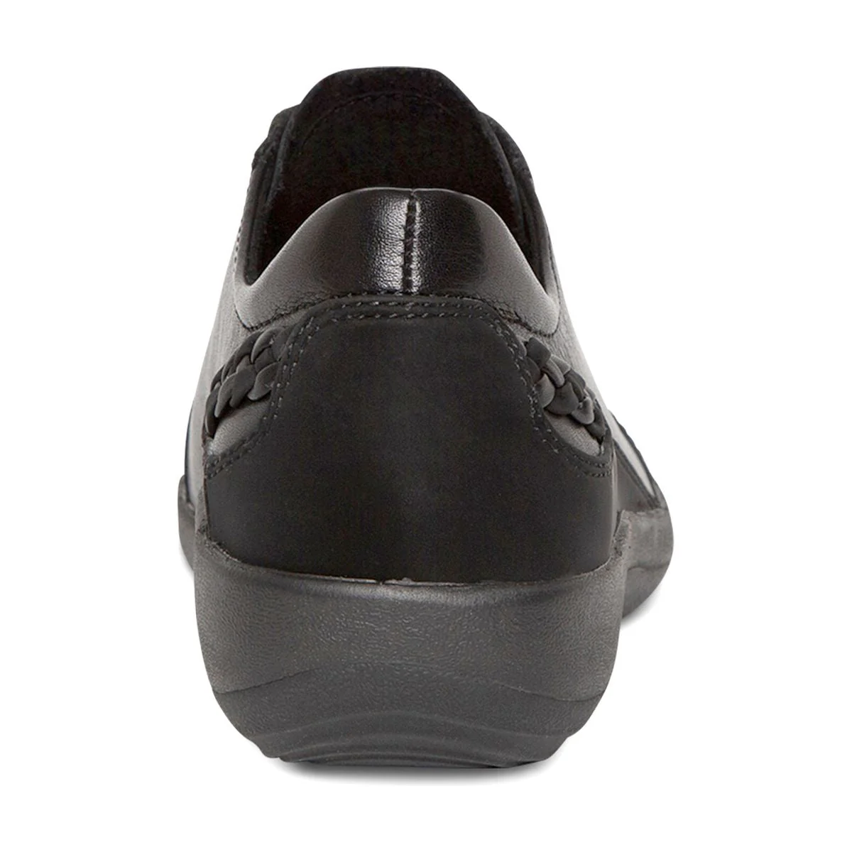 Aetrex Dana Women's Lace Up All Black Shoe - Image 3