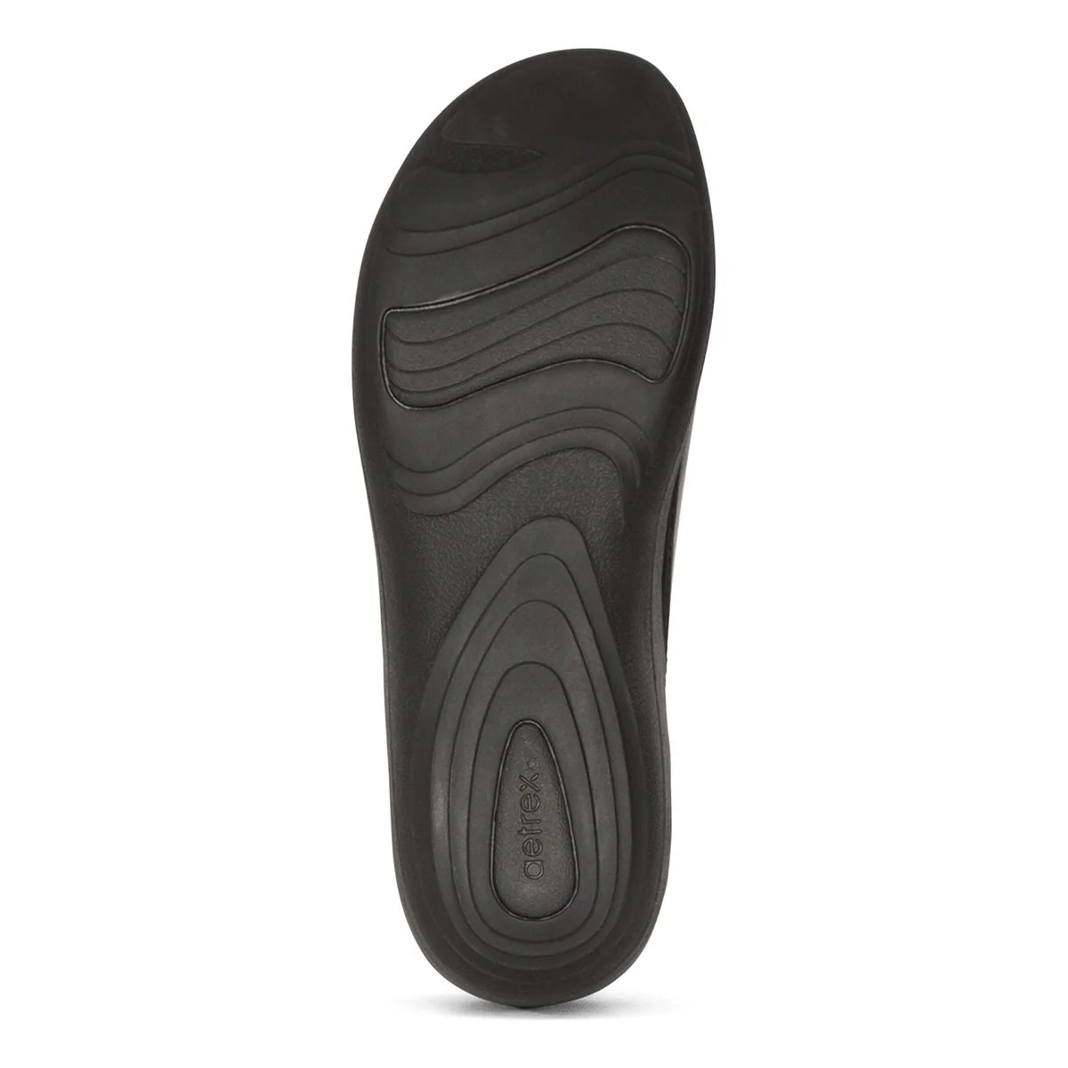 Aetrex Dana Women's Lace Up All Black Shoe - Image 6