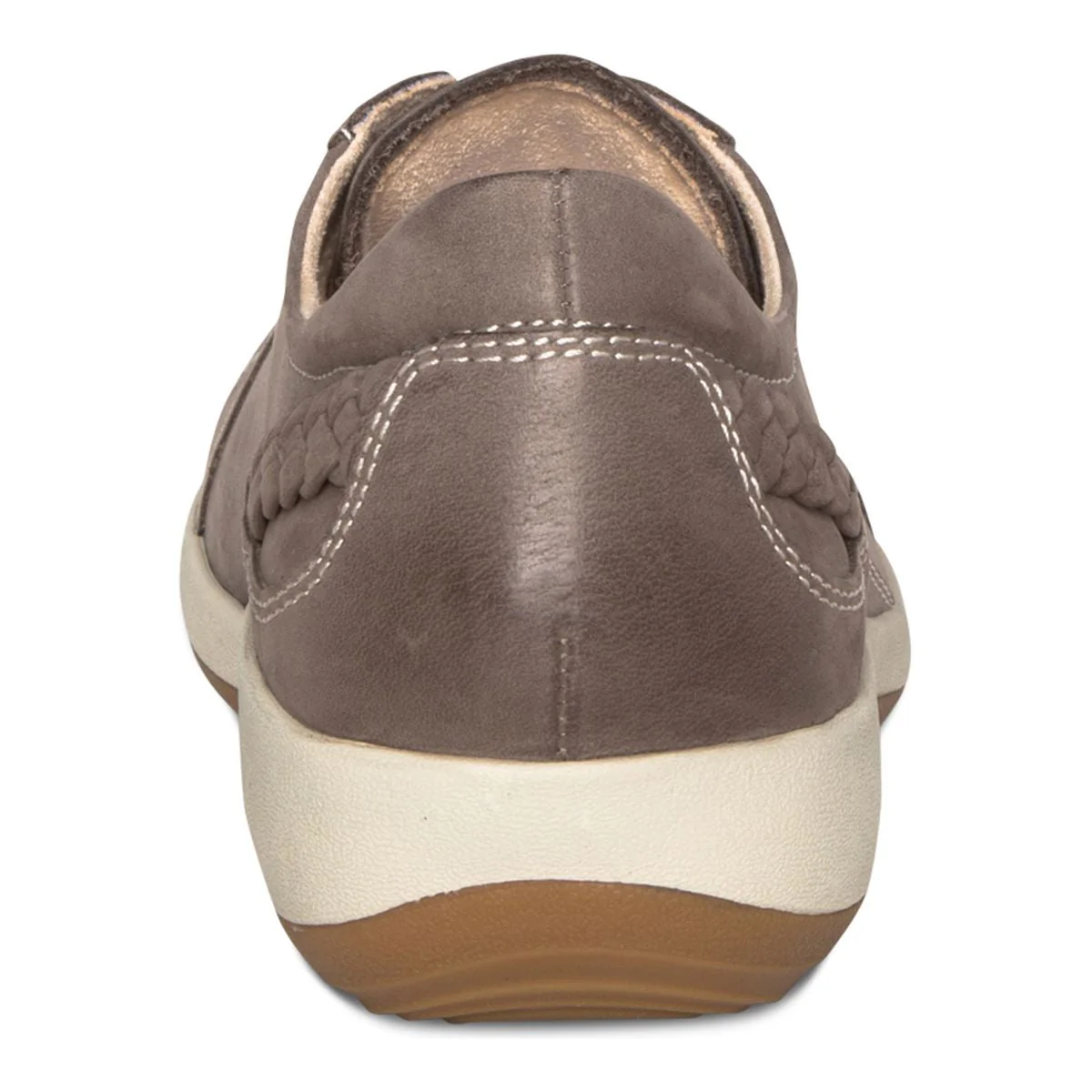 Aetrex Dana Lace Up Shoe in Mushroom - Image 4