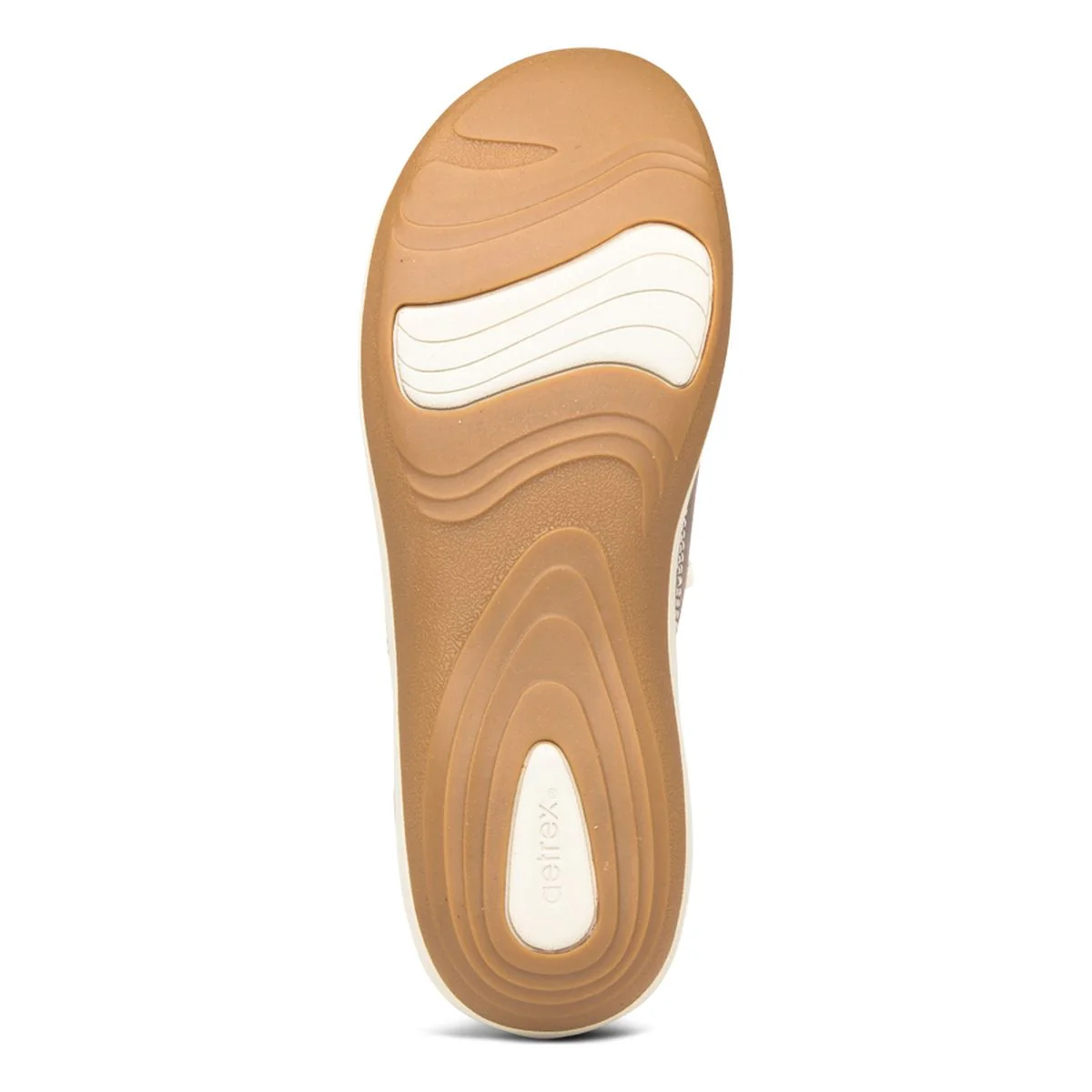 Aetrex Dana Lace Up Shoe in Mushroom - Image 6