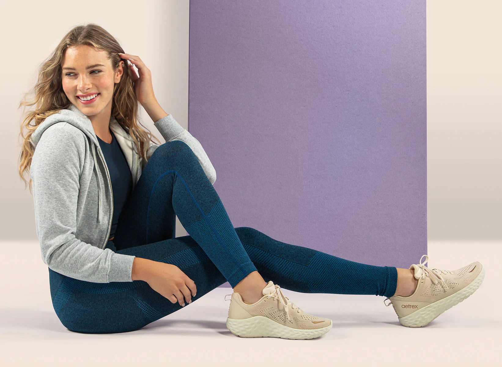 Aetrex Danika Women's Arch Support Sneaker in Ivory - Image 8