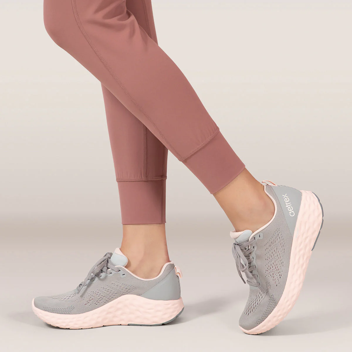 Aetrex Danika Arch Support Sneaker in Taupe - Image 7