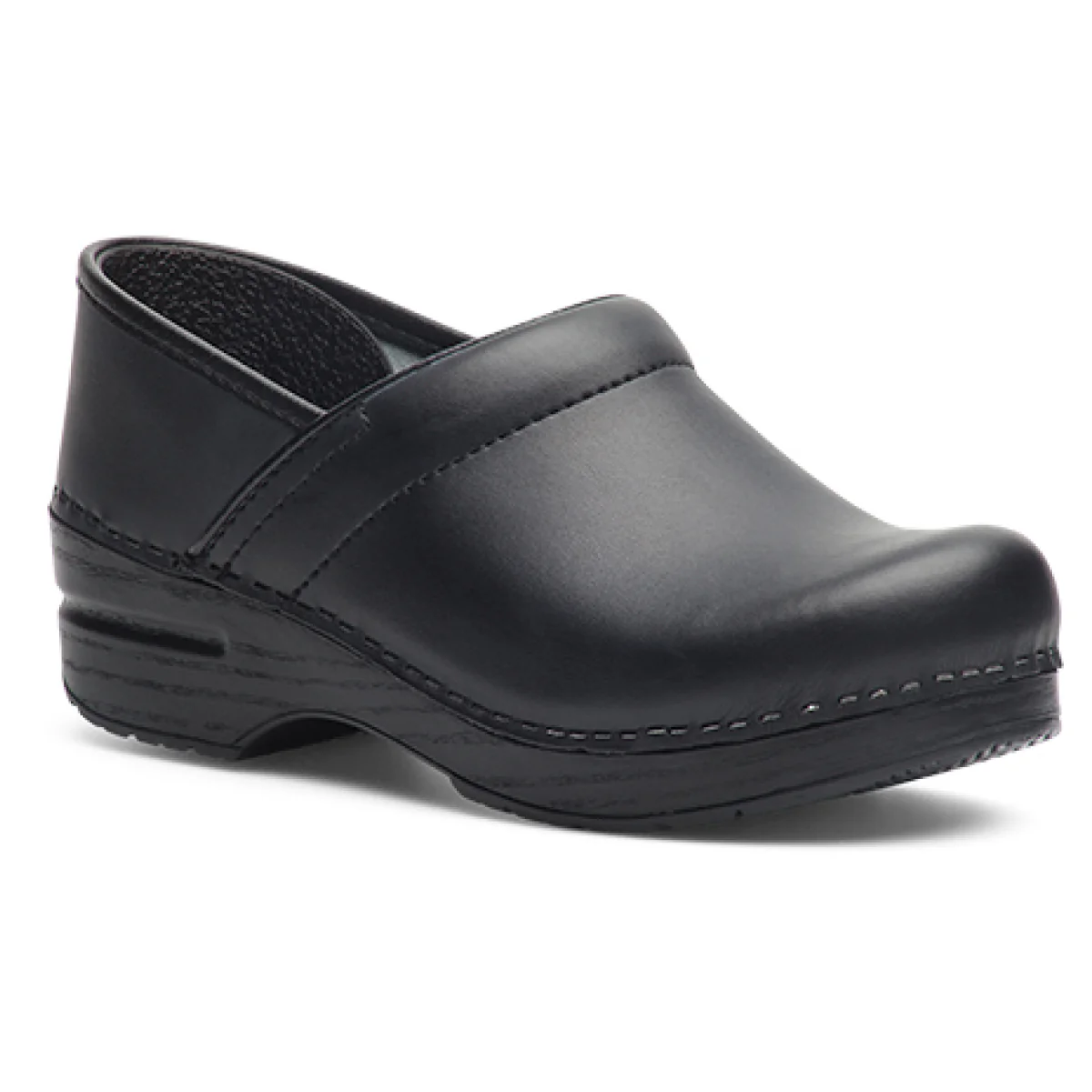 Dansko Professional Women's Slip On Box Clog in Black