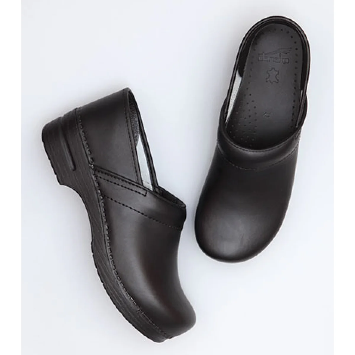 Dansko Professional Women's Slip On Box Clog in Black - Image 3
