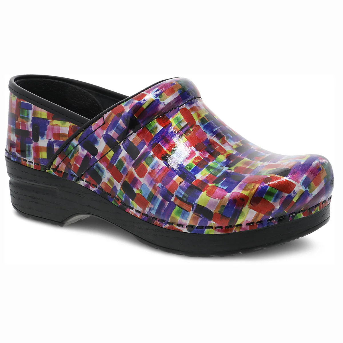 Dansko Professional Women's Slip On Clog in Color Block