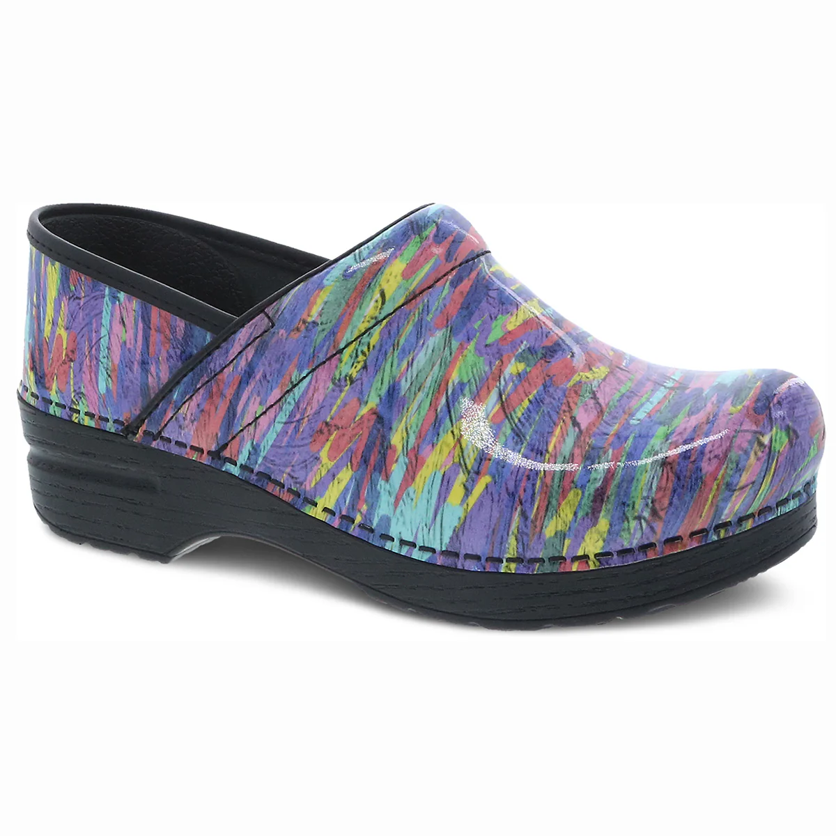 Dansko Professional Women's Slip On Clog in Marker Patent