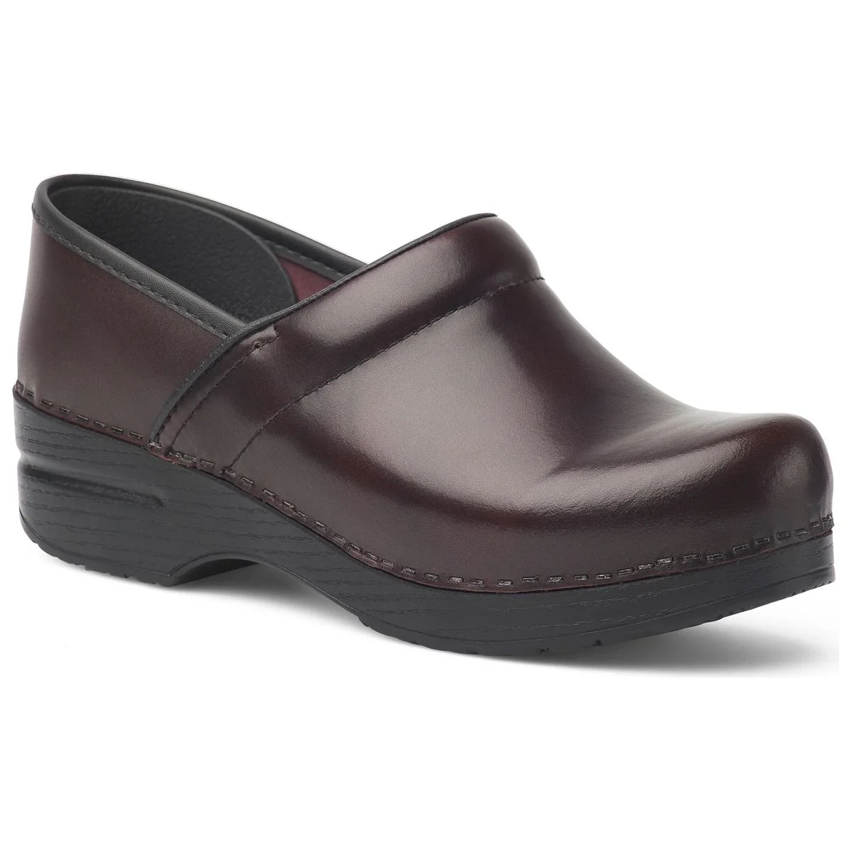 Dansko Professional Women's Slip On Clog in Cordovan Cabrio