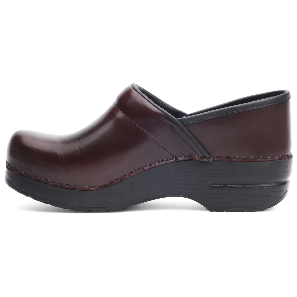 Dansko Professional Women's Slip On Clog in Cordovan Cabrio - Image 4