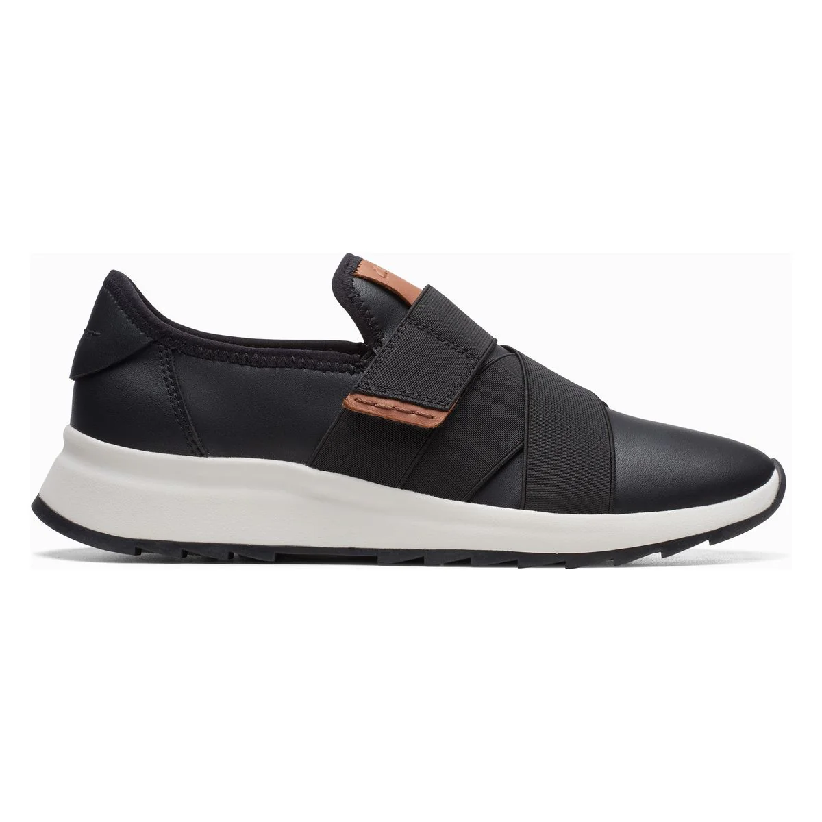 Clarks Dashlite Strap Women's Sneaker in Black - Image 2