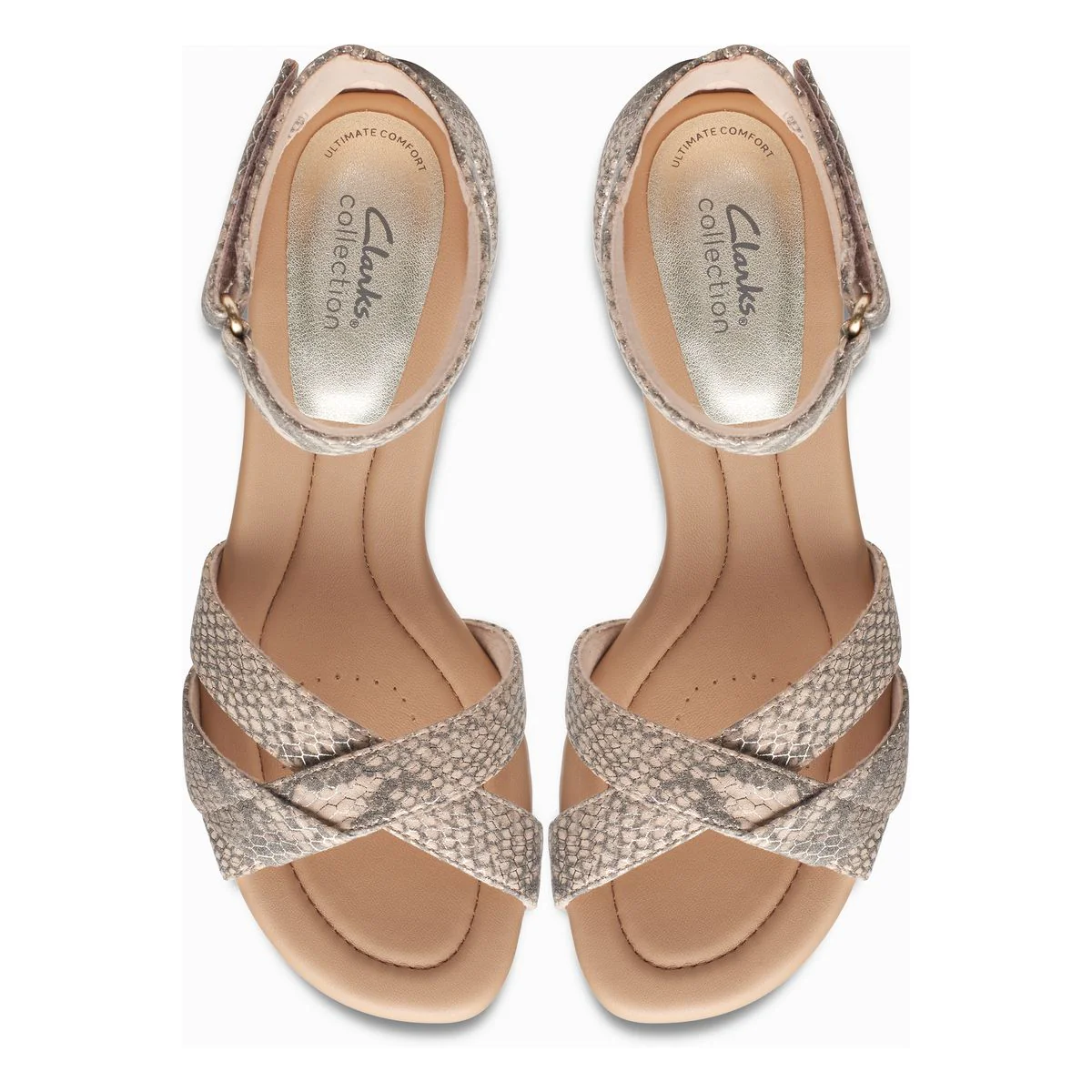 Clarks Desirae Lily Heeled Women's Sandal in Beige - Image 2