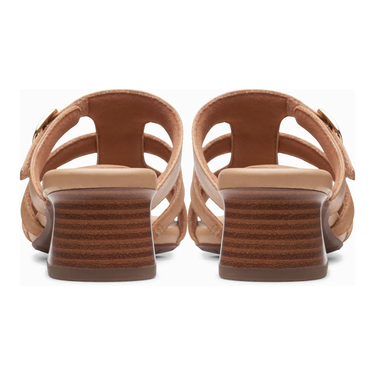 Clarks Desirae Palm Casual Women's Sandal in Tan - Image 4