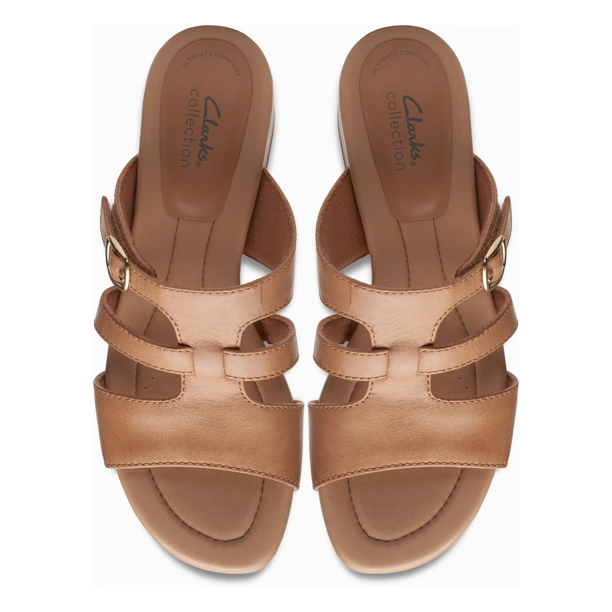 Clarks Desirae Palm Casual Women's Sandal in Tan - Image 5
