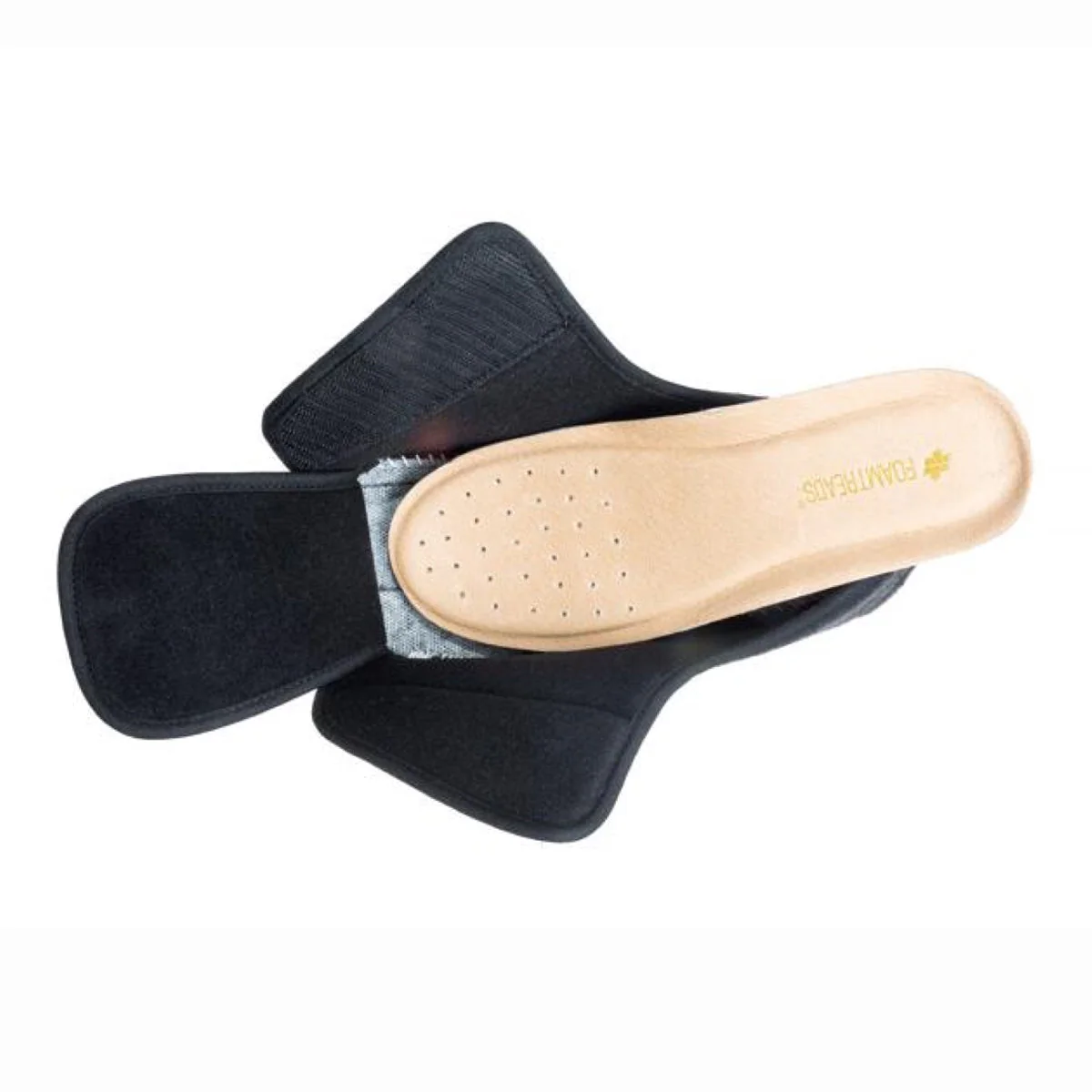 Doctor 2 Black Wool Men's Slippers - Image 6