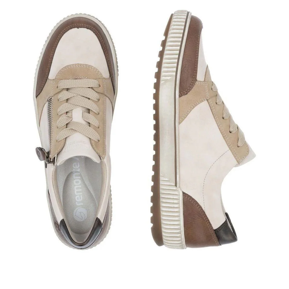 Remonte Eagle D0701 Women's Lace Up Shoe in Chestnut - Image 3