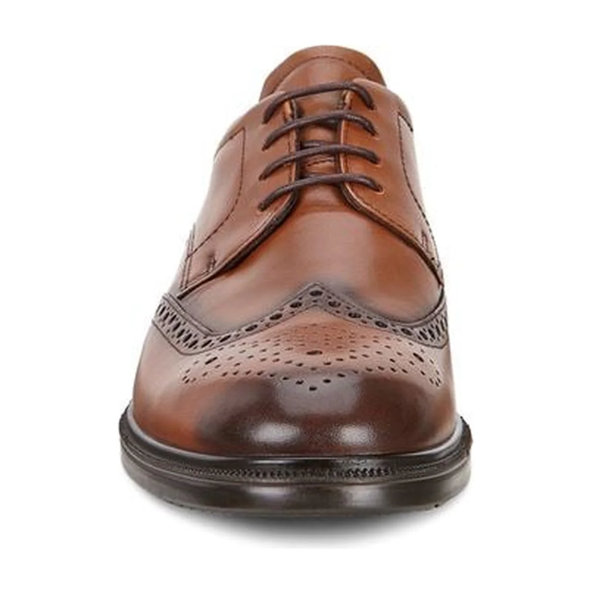 Ecco Lisbon Brogue Men's Shoe in Amber - Image 2