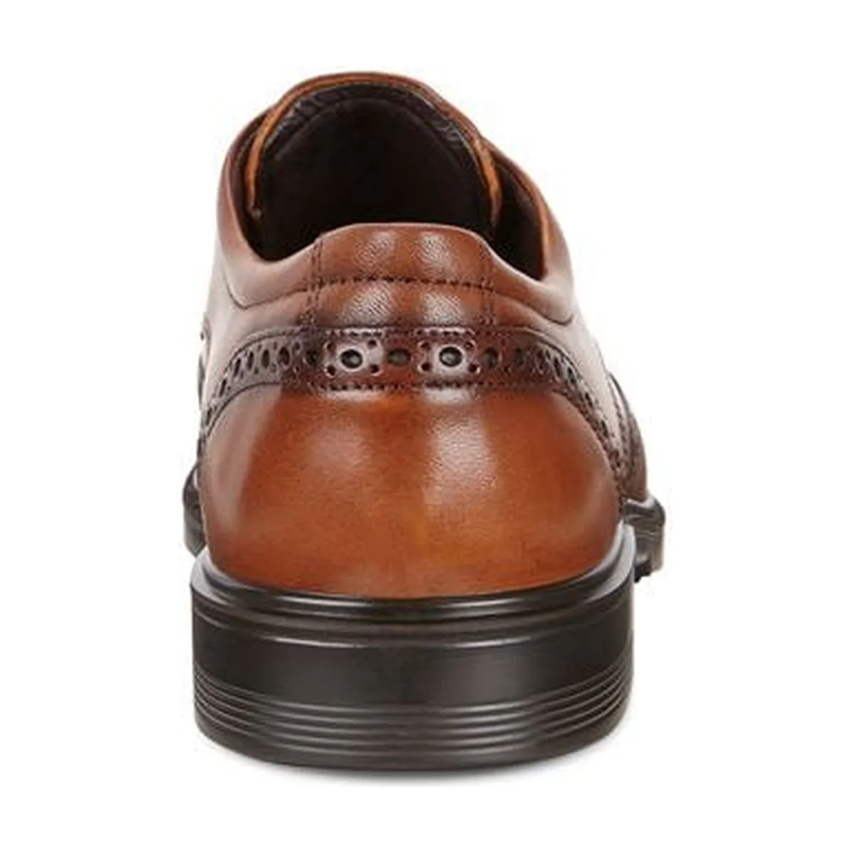 Ecco Lisbon Brogue Men's Shoe in Amber - Image 3