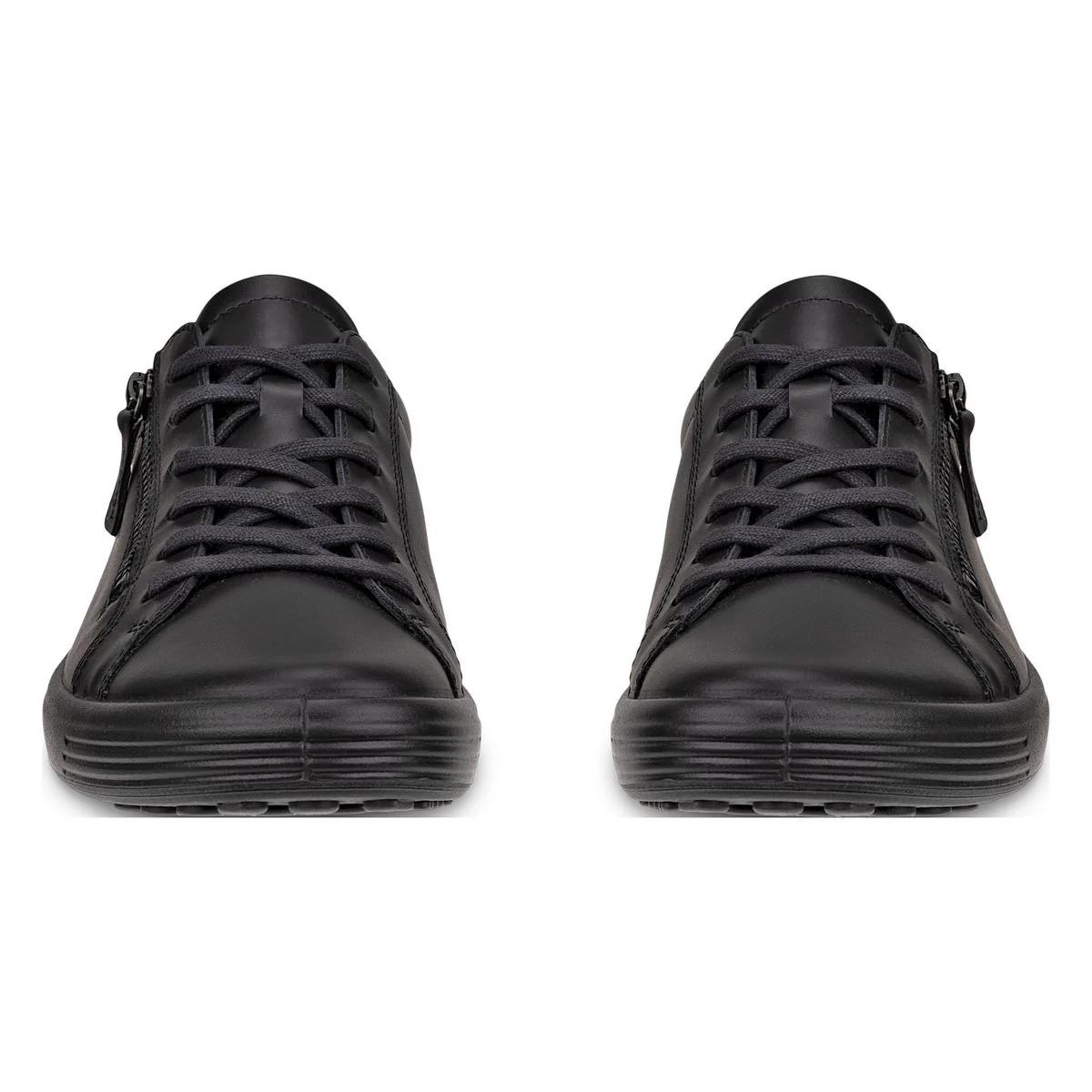 Ecco Soft 7 Women's Side-Zip Sneaker in Black - Image 4