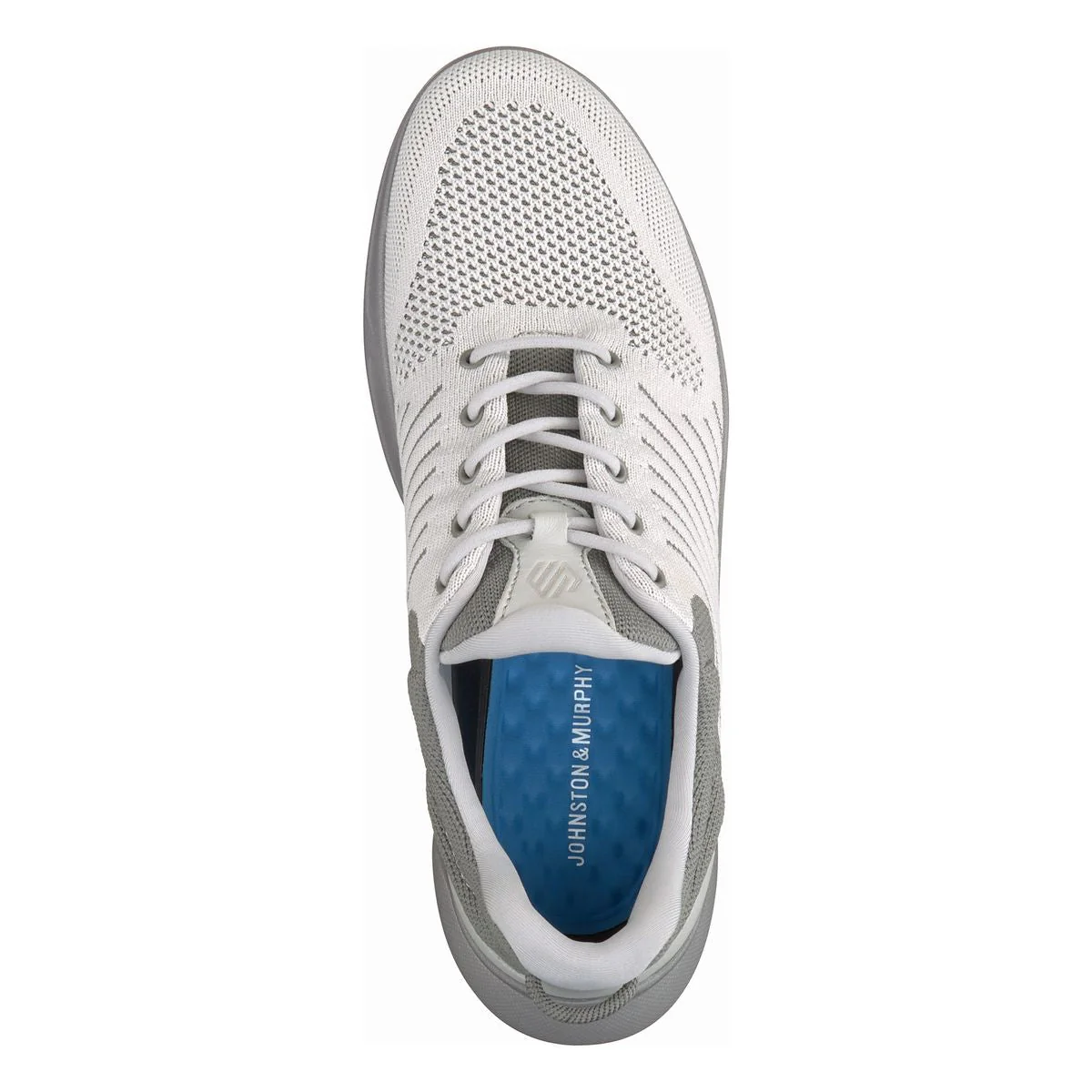 Johnston & Murphy Escape Knit Lace-Up Men's Sneaker in Grey - Image 2