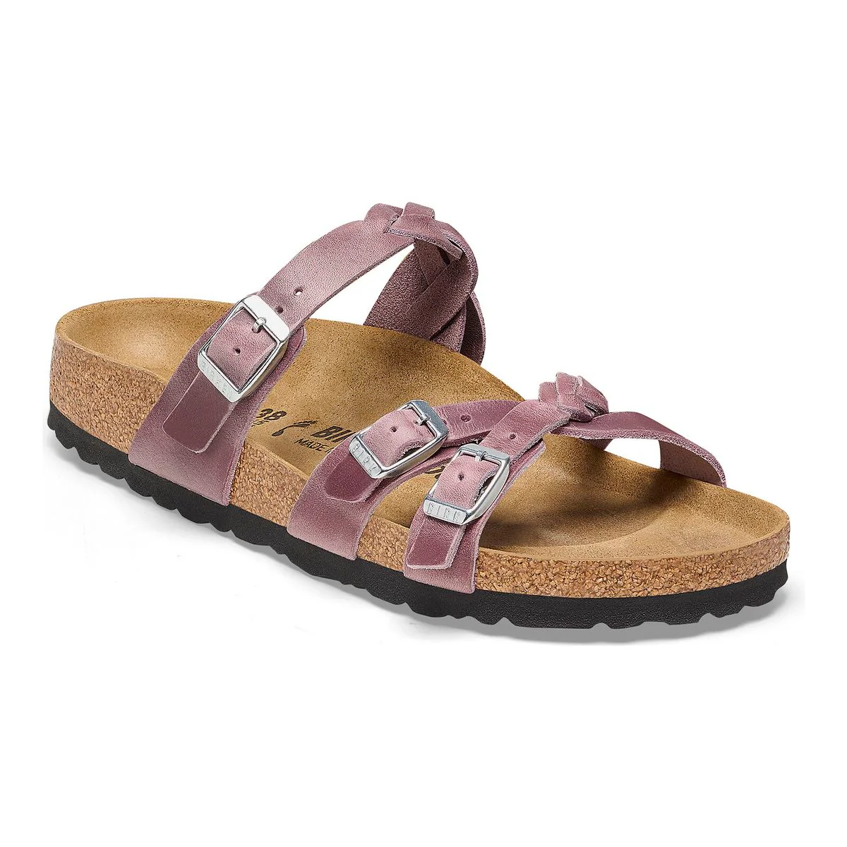 Birkenstock Franca Braided Oiled Leather – Lavender