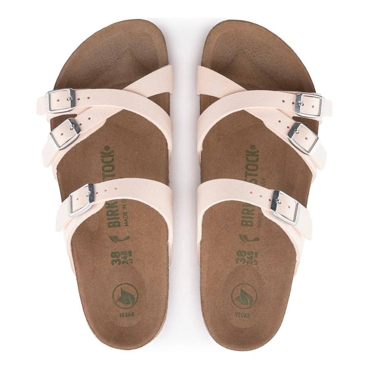 Birkenstock Franca Vegan Birko-Flor – Pink - Image 3