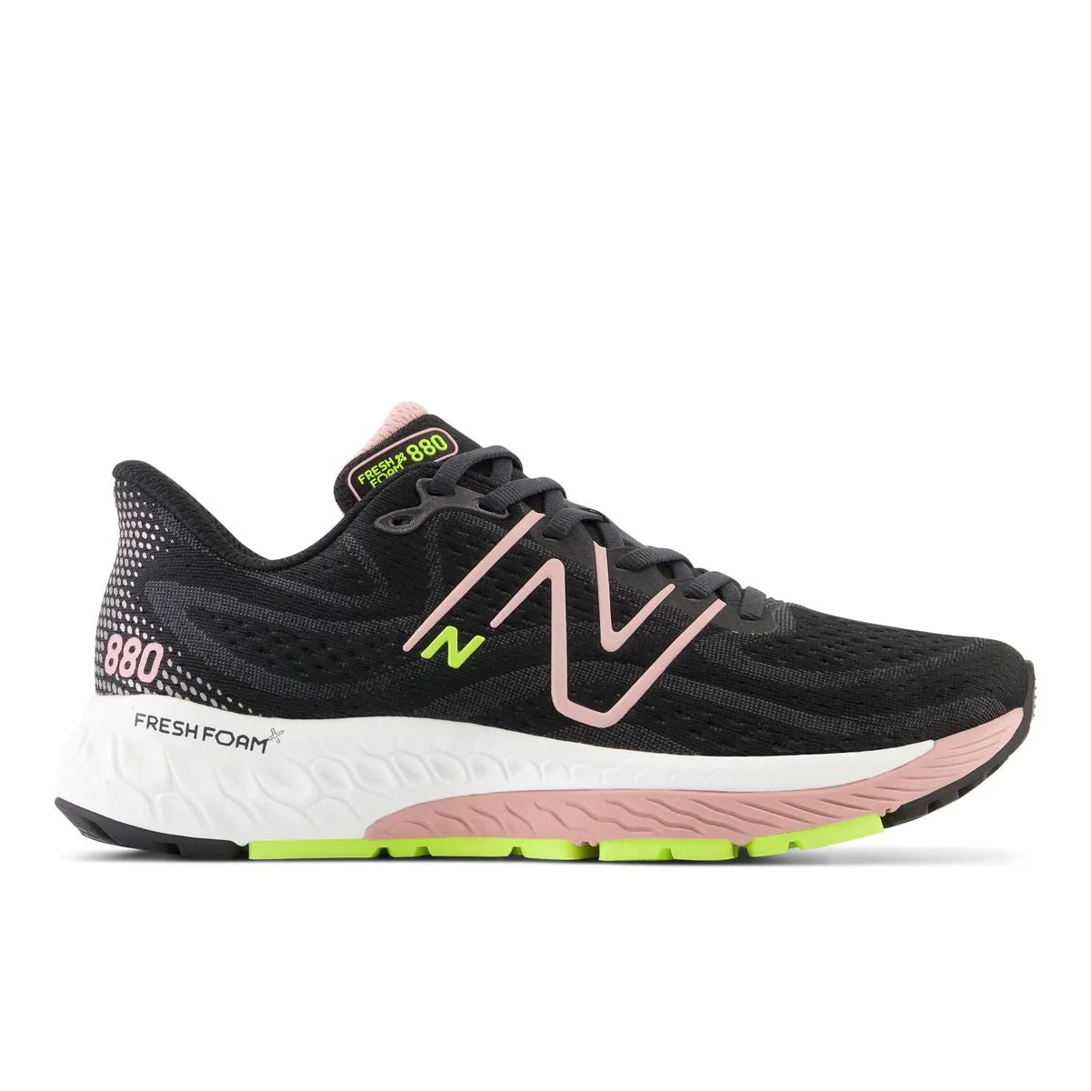 New Balance Women's Fresh Foam X 880v13 in Black/Pink - Image 2