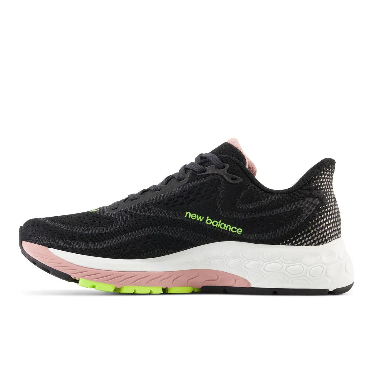 New Balance Women's Fresh Foam X 880v13 in Black/Pink - Image 4