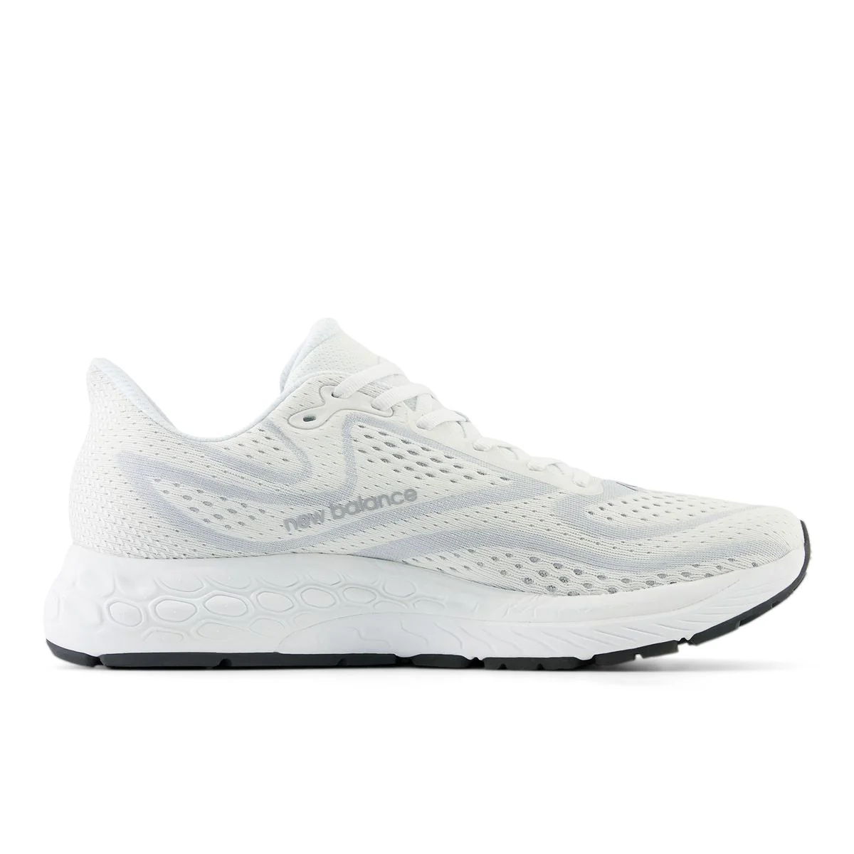 New Balance Men's Fresh Foam X 880W13 in White/Silver - Image 7