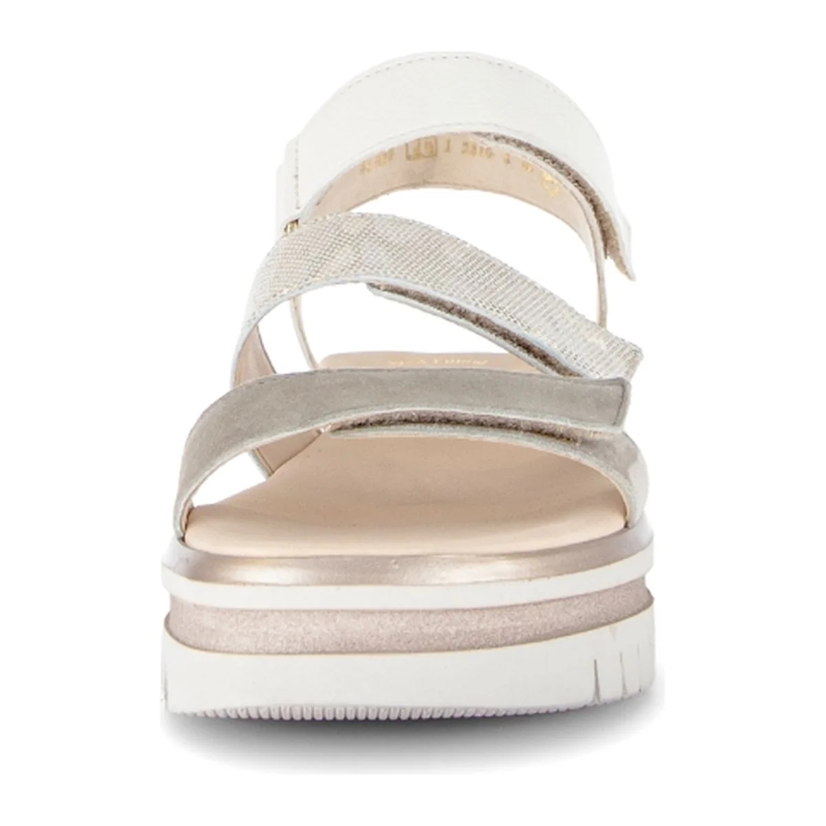 Gabor 620.69 Platform Adjustable Sandal β Grey/Silver - Image 4