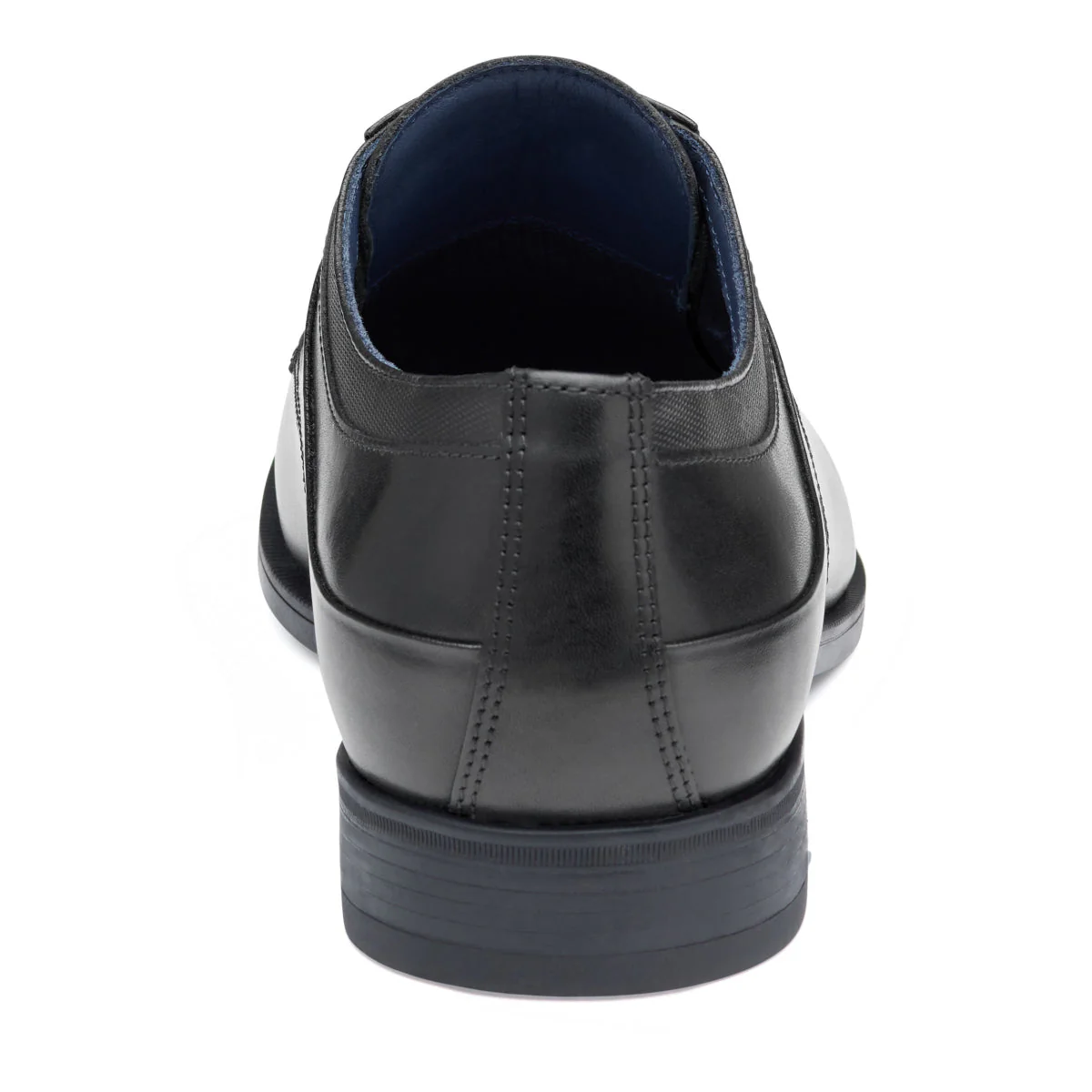 Johnston & Murphy Gibbons Cap Toe Men's Dress Shoe in Black - Image 5