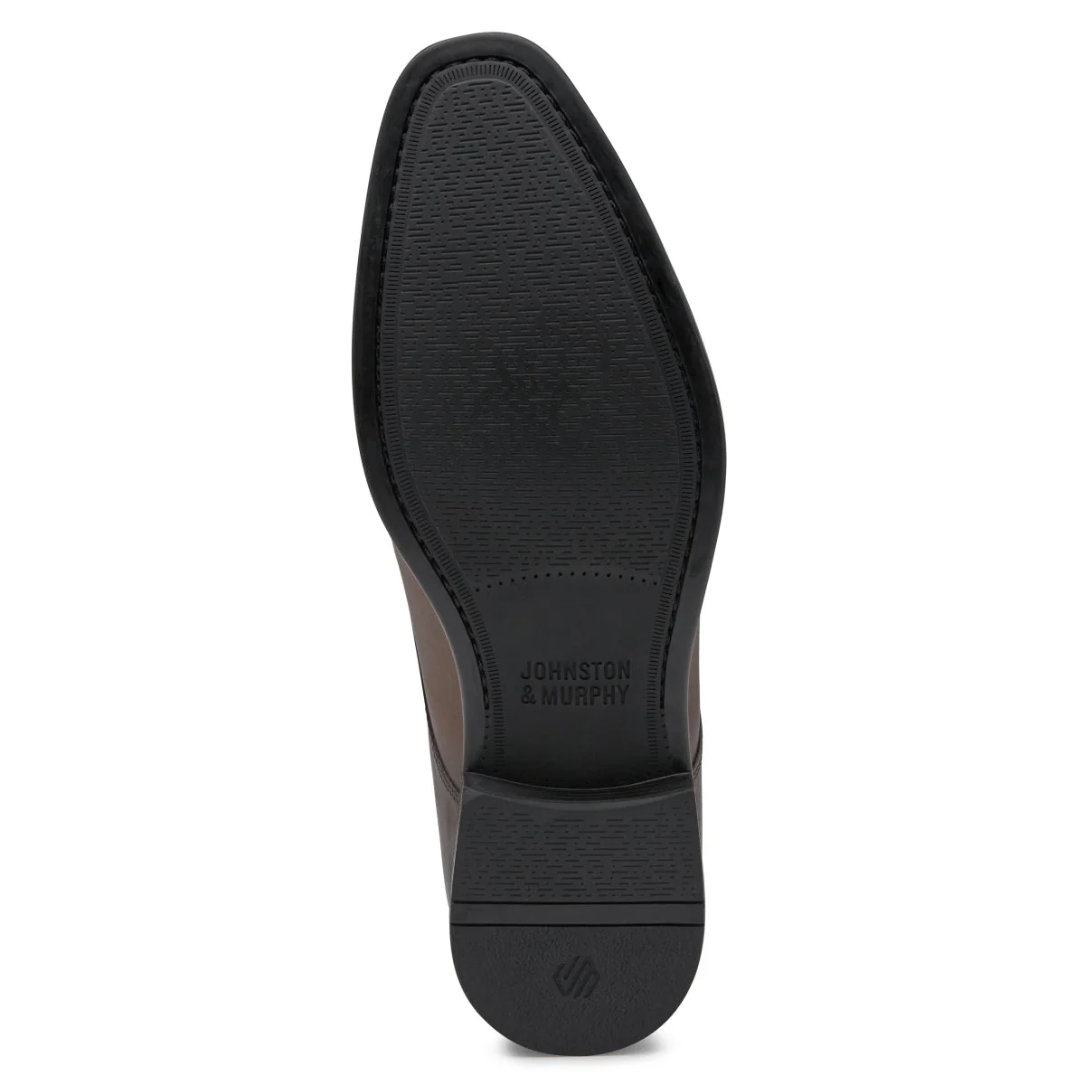 Johnston & Murphy Gibbons Plain Toe Men's Dress Shoe in Mahogany - Image 6