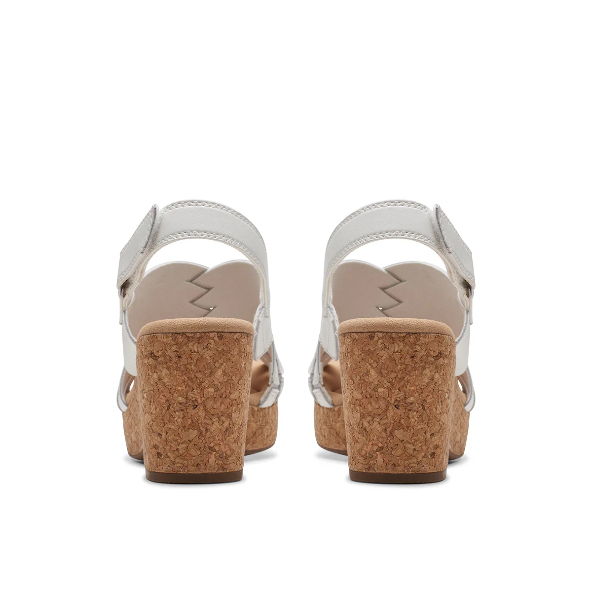 Clarks Giselle Ivy Women's Wedge Sandals in White - Image 5