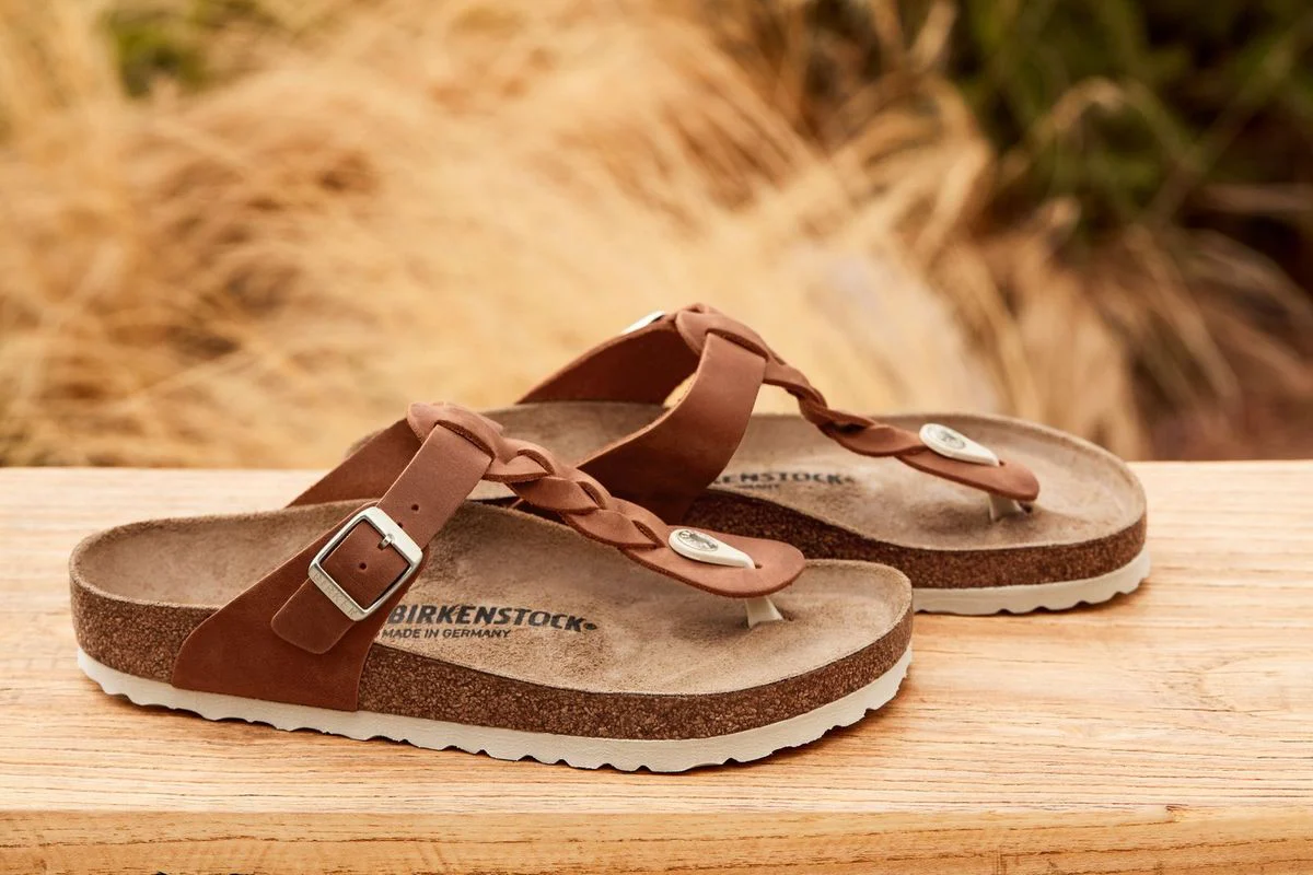 Birkenstock Gizeh Braided Oiled Leather – Cognac - Image 6