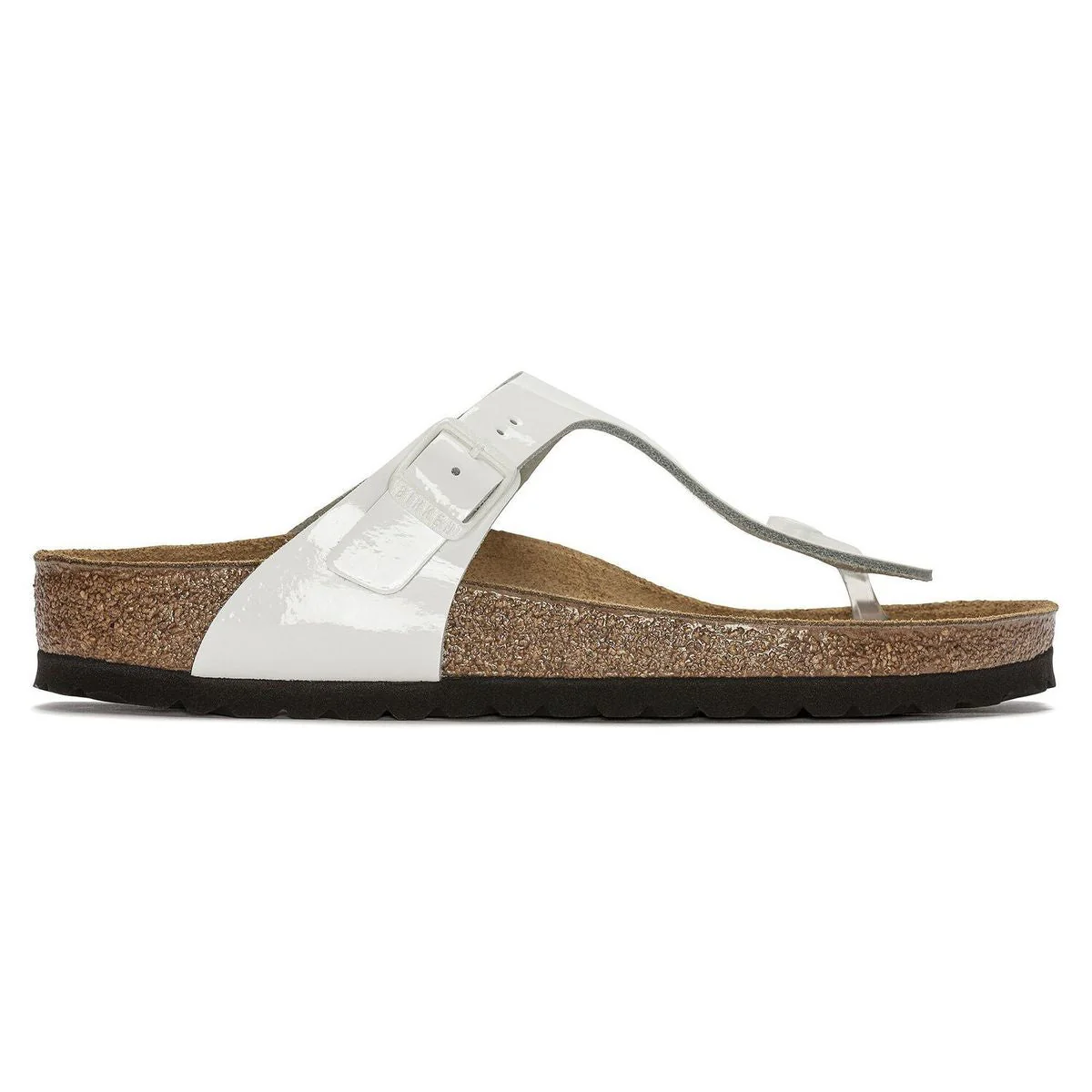 Birkenstock Gizeh Leather – White Patent - Image 4