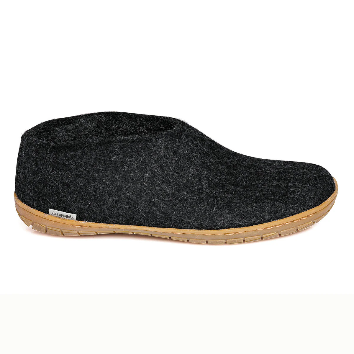 Glerups Slipper Shoe Rubber Sole in Black - Image 2