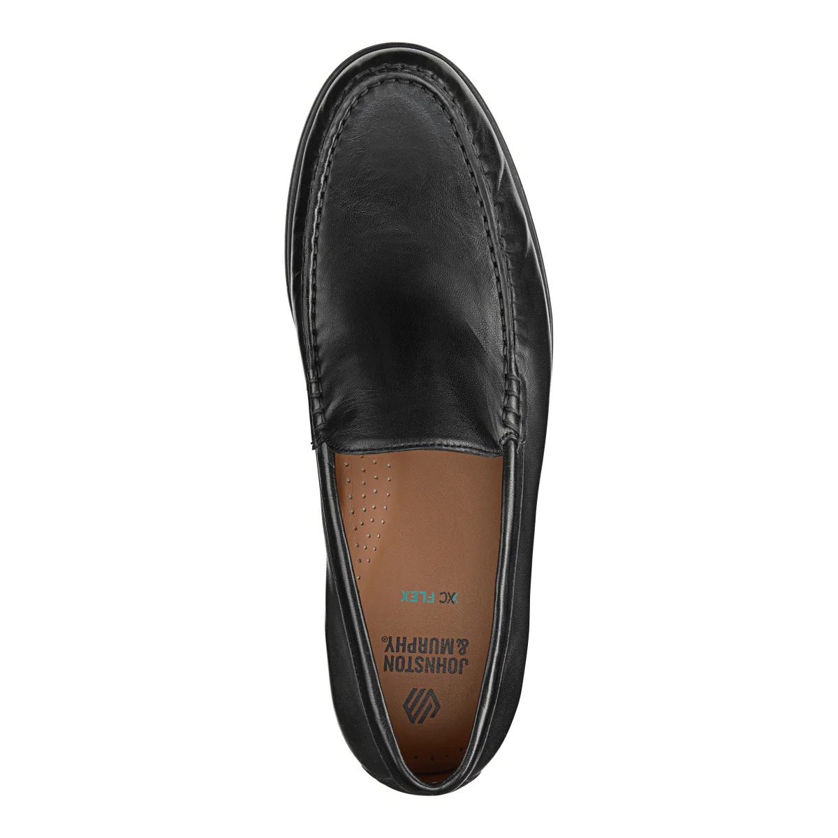 Johnston & Murphy Harrison Men's Mocassin Dress Slip-on in Black - Image 2