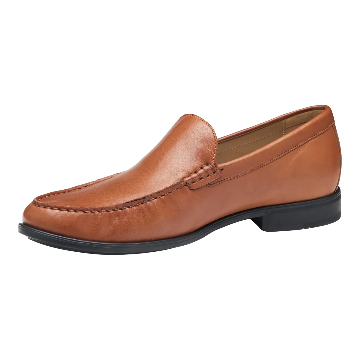 Johnston & Murphy Harrison Men's Mocassin Dress Slip-on in Cognac - Image 2