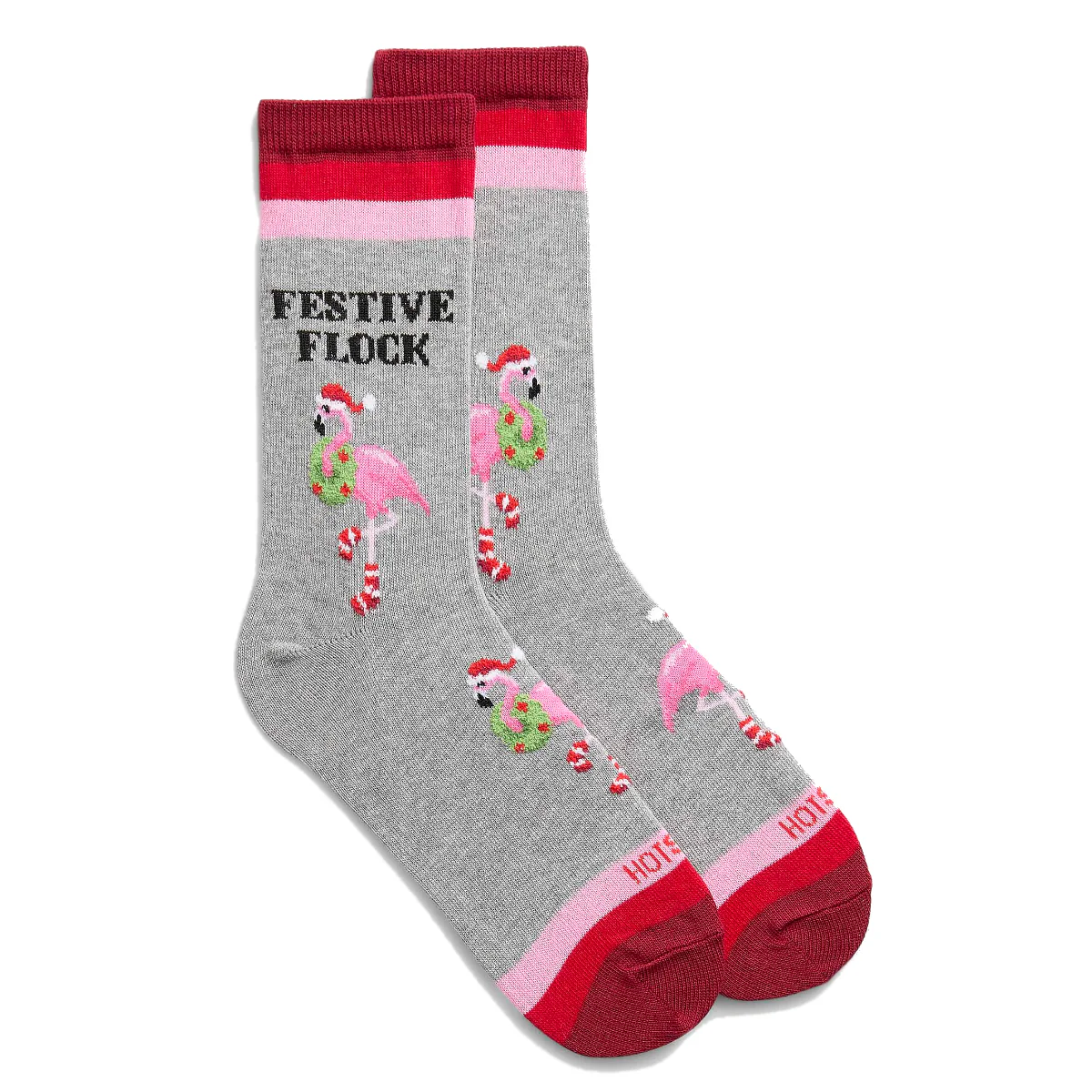 Hotsox Womens Festive Flock Holiday Socks